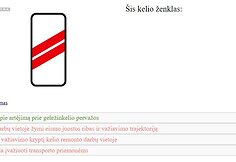 Bandomojo teorijos egzamino klausimas &bdquo;Regitroje&ldquo;