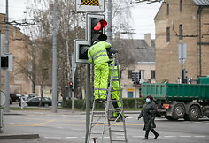 Eismo organizavimo pakeitimai Kalvarijų g. &ndash; Konstitucijos pr. &ndash; &Scaron;eimyni&scaron;kių g. sankryžoje