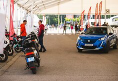 Elektromobilių bandymai &bdquo;Autobazar&ldquo; metu