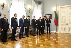 Gitanas Nausėda priima Vyriausybės narius