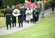 A.Ramanausko-Vanago metinių akimirka