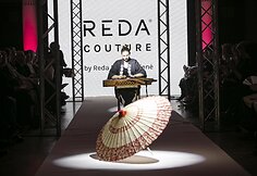 &bdquo;Reda Couture&ldquo; kolekcijos pristatymo akimirka
