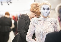 Vestuvinių suknelių salono atidarymo akimirka