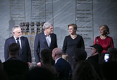 Šv. Kristoforo statulėlės įteikimo akimirka