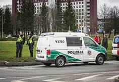 Sraigtasparnio nusileidimo akimirka