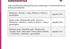 Pensijos gegužę