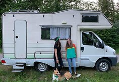 Darbą biure vilnietės Monika ir Ieva iškeitė į metų trukmės kelionę aplink Europą