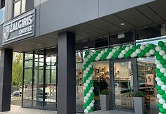 „Žalgirio“ atributikos parduotuvė Vilniuje