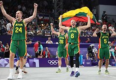 Pergalės akimirkos: Lietuvos 3x3 krep&scaron;ininkai i&scaron;kovojo olimpinę bronzą