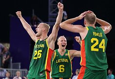 Pergalės akimirkos: Lietuvos 3x3 krep&scaron;ininkai i&scaron;kovojo olimpinę bronzą