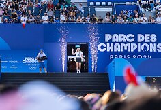 Viktorija Senkutė žengė Čempionų parko podiumu Paryžiuje