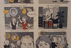 Komiksas auksinių vestuvių proga