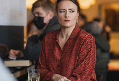 Aktorė Kristina &Scaron;venčionytė. 2021-ųjų &bdquo;Paviljono knygų savaitgalis&ldquo;