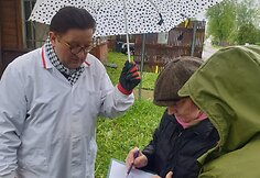 Prie projekto dirbę specialistai aptaria būsimojo pastato rekonstrukciją