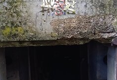 Instaliacija &scaron;audmenų saugykloje Smiltynėje