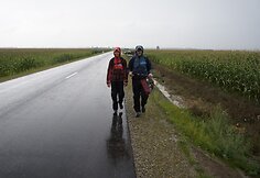 Žygio pėsčiomis &bdquo;Už &scaron;varią Lietuvą!&ldquo; akimirkos