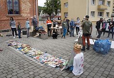 Žygio pėsčiomis &bdquo;Už &scaron;varią Lietuvą!&ldquo; akimirkos