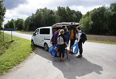 Žygio pėsčiomis &bdquo;Už &scaron;varią Lietuvą!&ldquo; akimirkos