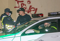 Akimirka i&scaron; vykusio policijos reido