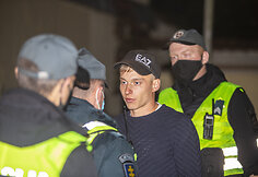 Akimirka i&scaron; vykusio policijos reido