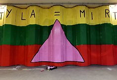 Vilniaus požeminės perėjos siena pasipildė LGBT istorijai svarbiu simboliu ir užrašu