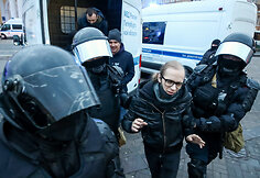 Aleksejaus Navalno palaikymo protestai Sankt Peterburge