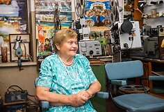 Marytė Virbickienė Raguvoje įkūrė kino muziejų