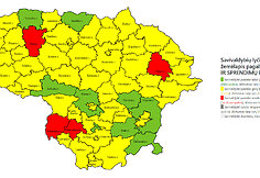 Savivaldybių lyčių lygybės žemėlapis. Valdžia ir sprendimų priėmimas