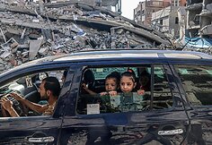 Palestiniečiai palieka &scaron;iaurinę Gazos Ruožo dalį