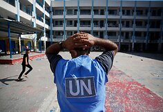 JT humanitarinės pagalbos darbuotojas Chan Juanise