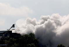 Gaisras Ispanijoje / LLUIS GENE / AFP