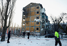 Rusijos atakų padariniai Kyjive / Valentyn Ogirenko / REUTERS