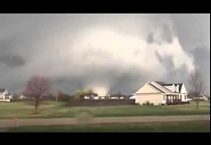 VIDEO kadras: Tornadas Ilinojuje