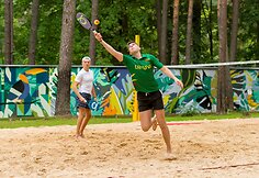 Azarti&scaron;ki žaidėjai &ndash; bendrovės G4S direktorius Saulius Tulevičius su sūnumi Džiugu.