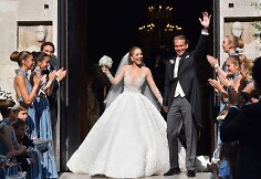 &bdquo;Swarovski&ldquo; paveldėtojos Victorios Swarovski vestuvių akimirka