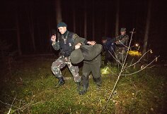 Nelegalų sulaikymo operacija Baltarusijos pasienyje