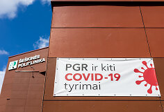 COVID-19 tyrimai Vilniaus poliklinikose
