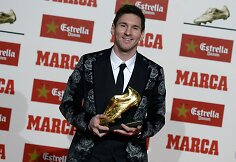 Lionelis Messi atsiėmė &bdquo;Auksinį batelį&ldquo;