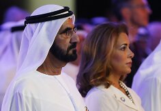Šeichas Mohammedas bin Rashidas al Maktoumas su princese Haya