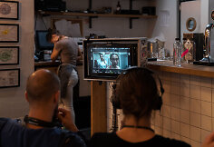 Filmo „Paralyžius“ filmavimo aikštelė