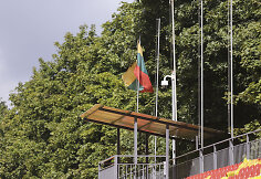 Trečiadienį LFF stadione Vilniuje kabanti Lietuvos vėliava