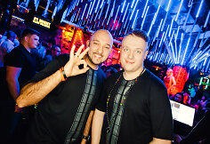 Vakarėlio klube &bdquo;Mojo Lounge&ldquo; akimirka