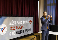 VVT Darbuotojų profesinės sąjungos pirmininkas Algirdas Markevičius
