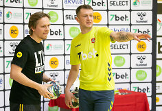 Lietuvos rankinio rinktinė prie&scaron; &bdquo;Radiocentrą&rdquo;