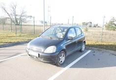Automobilis, kuriuo buvo vežamos kontrabandinės cigaretės