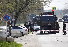 Rusijos pietuose trys mirtininkai sprogdintojai atakavo policijos nuovadą