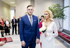 Kornelijaus Timofejevo ir Dovilės Lučiūnaitės vestuvių akimirka