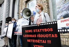 Piketas „Išsaugokime kino teatrą „Garsas“