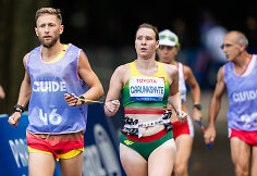 Lietuvos maratonininkė Au&scaron;ra Garunk&scaron;nytė