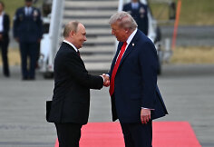 Putinas ir Trumpas susitiko Aliaskoje